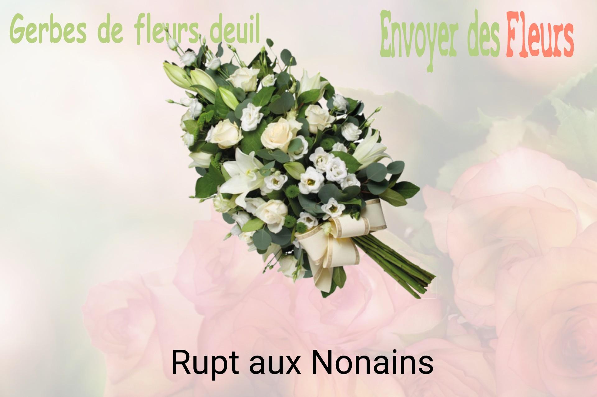 Gerbe de fleurs de deuil livrée à Rupt-aux-Nonains